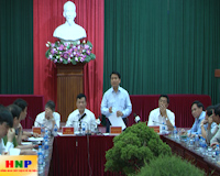 Chủ tịch UBND TP Hà Nội Nguyễn Đức Chung làm việc với huyện Thường Tín
